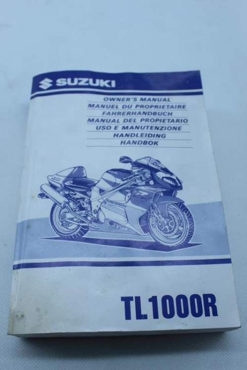 Manuel d'utilisation SUZUKI TL 1000 R 1998 - 2002