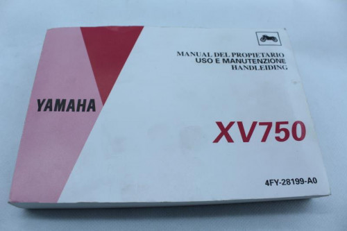 Manuel d'utilisation YAMAHA XV 750 VIRAGO 1985 - 1996