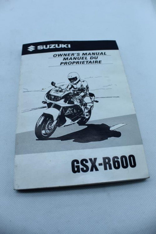 Manuel d'utilisation SUZUKI 600 GSXR 1996 - 1997