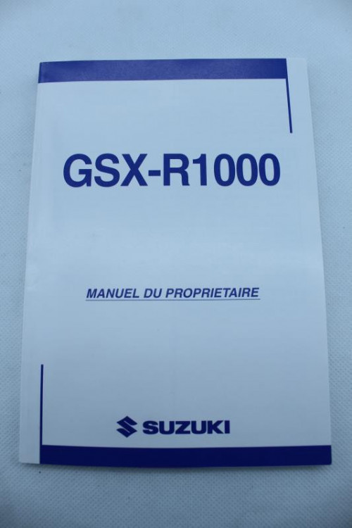 Manuel d'utilisation SUZUKI 1000 GSXR 2003 - 2004