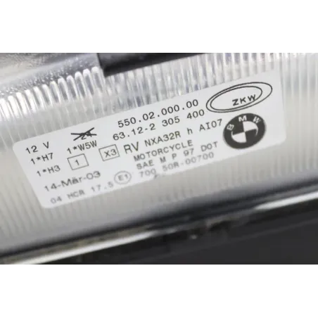 Optique (feux)(phare) BMW K 1200 LT 1999 - 2003