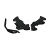 Cache interieur carenage KAWASAKI ER6 650 2012-2016 N