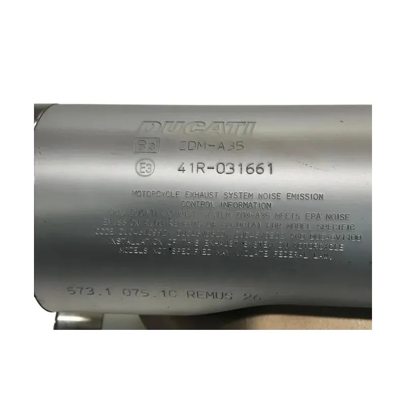 Silencieux (echappement) DUCATI MULTISTRADA 1100 2007-2009