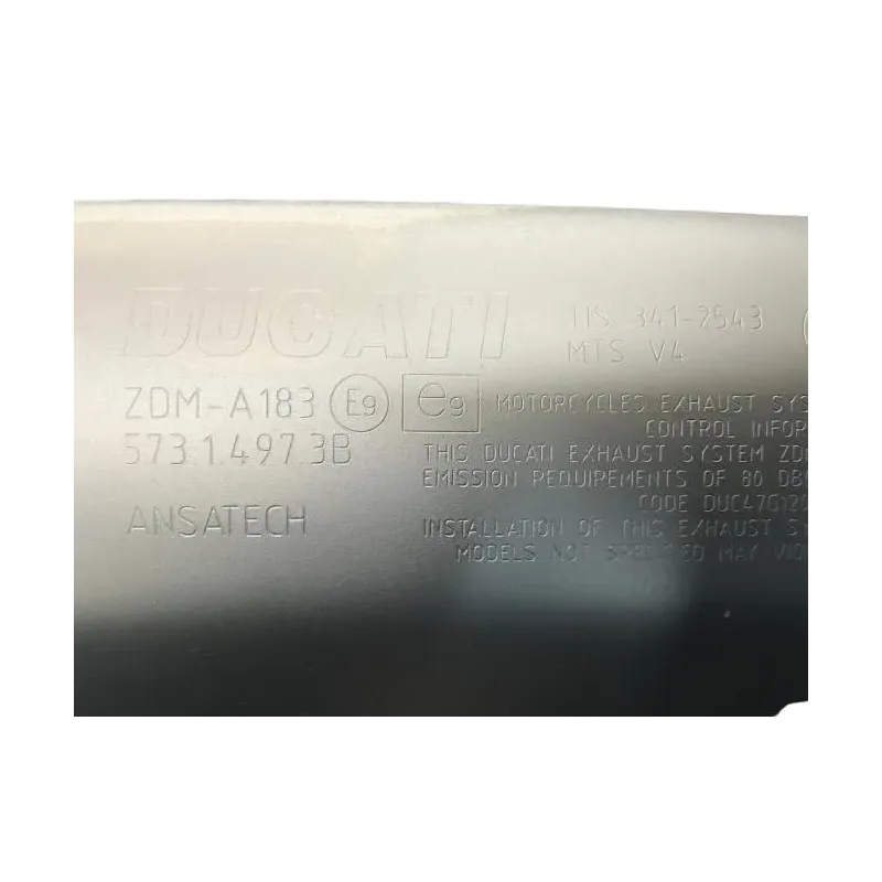 Silencieux (echappement) DUCATI MULTISTRADA 1160 2021-2024 V4