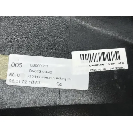 Cache flanc de carenage droit BMW F 750 GS 2018-2023