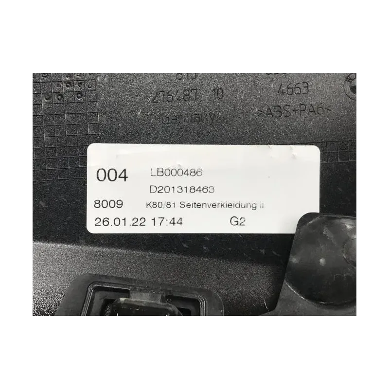 Cache flanc de carenage gauche BMW F 750 GS 2018-2023