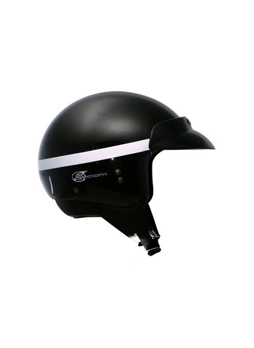 CASQUE GPA SMOOTH NOIR METAL XS