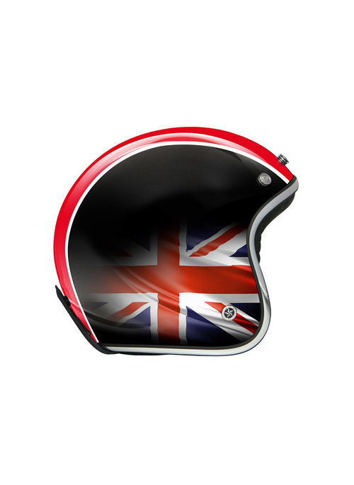 CASQUE GPA CARBON LEGEND UNION JACK NOIR BRILLANT S