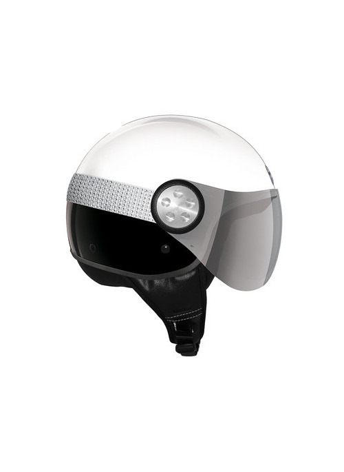 CASQUE GPA COMO STRASS BLANC BRILLANT XS