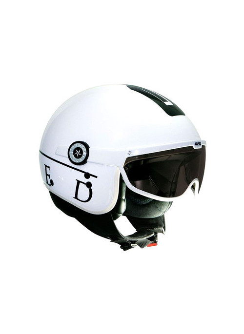 CASQUE GPA UNITED HERITAGE BLANC BRILLANT/NOIR L