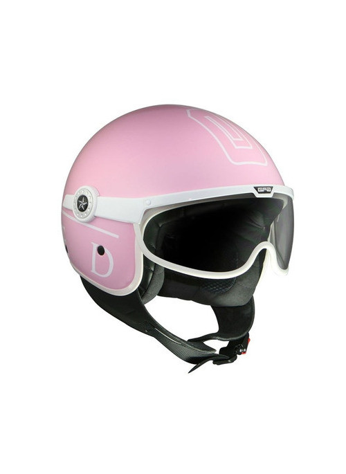 CASQUE GPA UNITED HERITAGE ROSE BRILLANT/BLANC XS