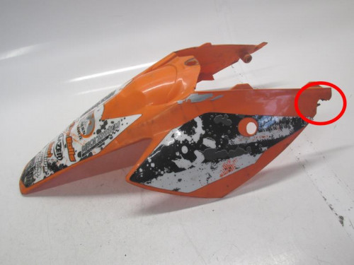 Cache carenage coque arriere KTM EXC 450 2005