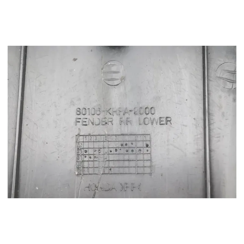 Support de plaque et eclairage HONDA SCV 100 LEAD 2003 - 2007