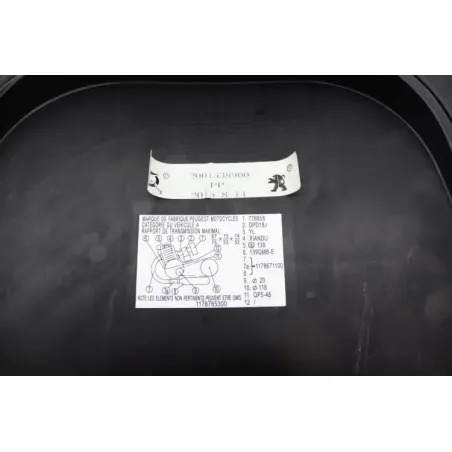 Selle conducteur PEUGEOT DJANGO 50 2016 - 2018