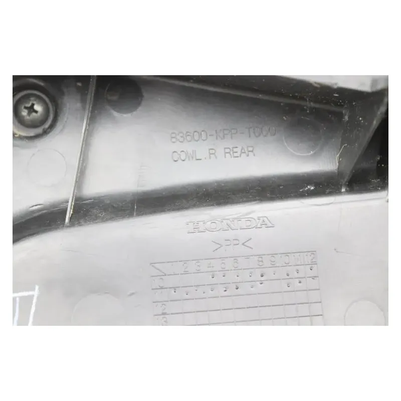 Coque arriere droit HONDA CBR 125 R 2011 - 2016