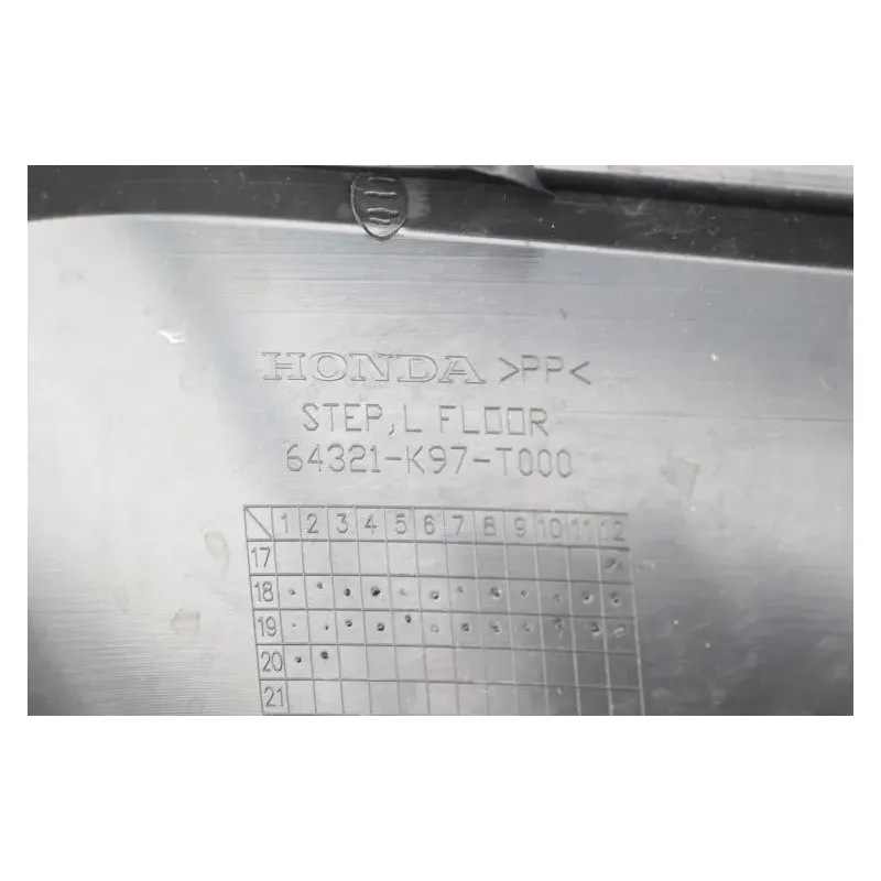 Plancher marche pied gauche HONDA PCX 125 ABS 2018 - 2020