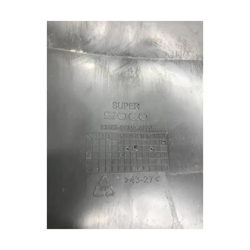 Cache carenage centrale sabot SUPER SOCO TC 2019-2024
