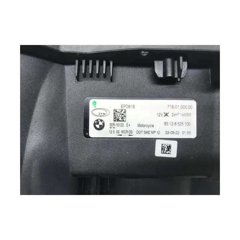 Optique (feux)(phare) BMW R 1200 GS 2013-2018 LC K50