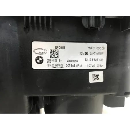 Optique (feux)(phare) BMW R 1200 GS 2013-2018 LC K50