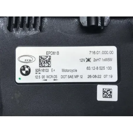 Optique (feux)(phare) BMW R 1200 GS 2013-2018 LC K50