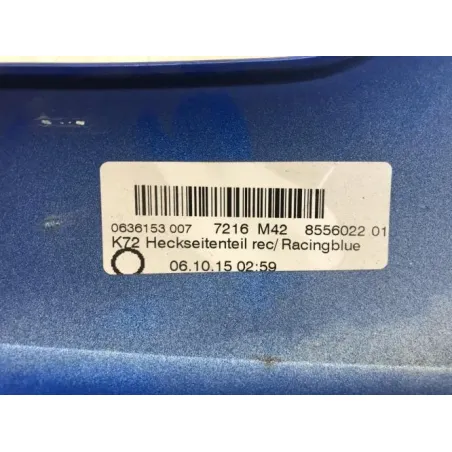 Cache carenage coque arriere droit BMW F 650 GS 2008-2012