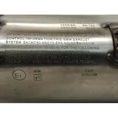 Silencieux (echappement) BMW C 400 GT 2021-2023