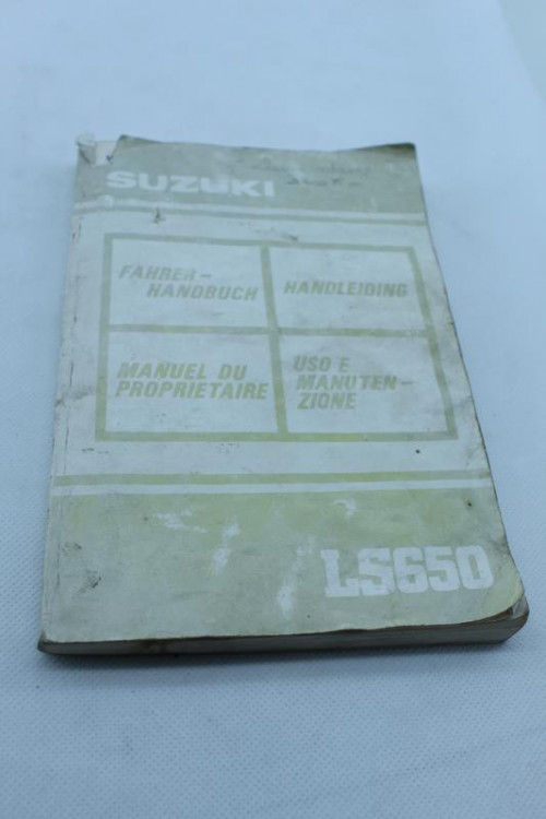 Manuel d'utilisation SUZUKI LS 650 SAVAGE 1987 - 2000