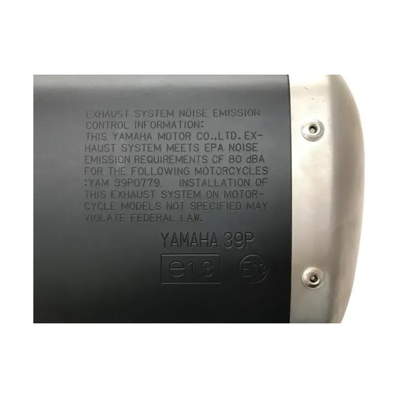 Silencieux (echappement) YAMAHA FZ8 800 2011-2015