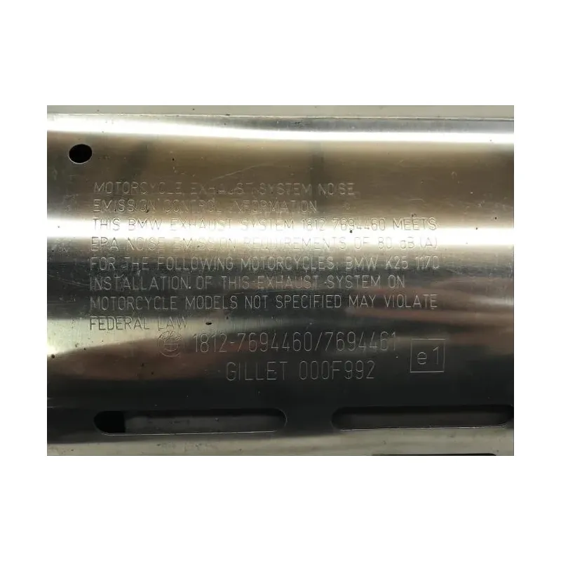 Silencieux (echappement) BMW R 1200 GS 2004-2007