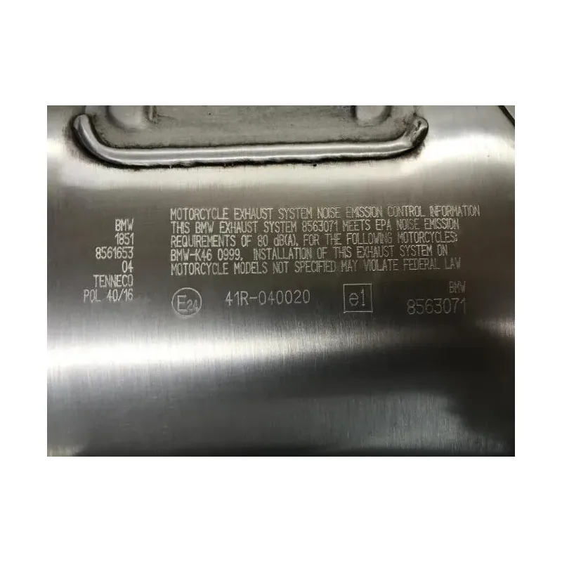 Silencieux (echappement) BMW S 1000 RR 2017-2018