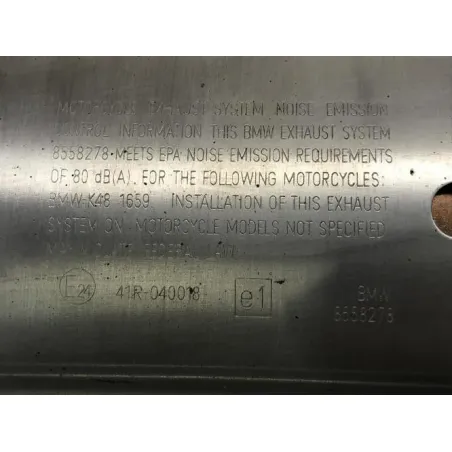 Silencieux gauche (echappement) BMW K 1600 GTL 2011-2016 K48