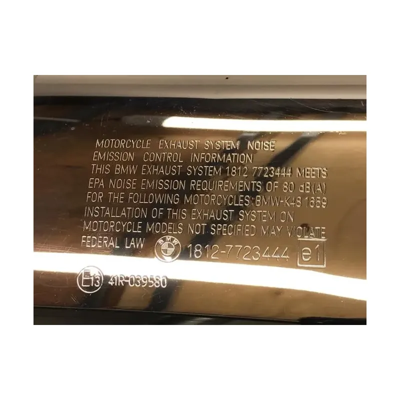 Silencieux gauche (echappement) BMW K 1600 GTL 2011-2016 K48