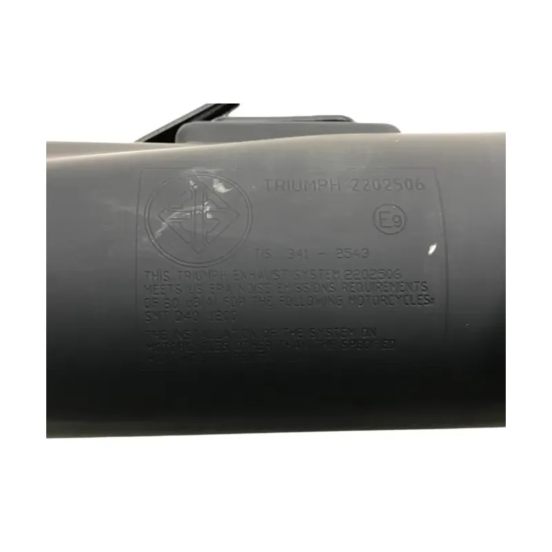 Silencieux gauche (echappement) TRIUMPH BONNEVILLE 1200 2016-2020 T120 BLACK
