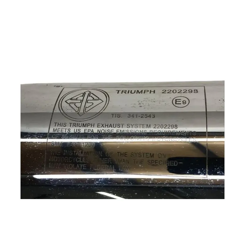Silencieux gauche (echappement) TRIUMPH BONNEVILLE 1200 2018-2020 SPEEDMASTER