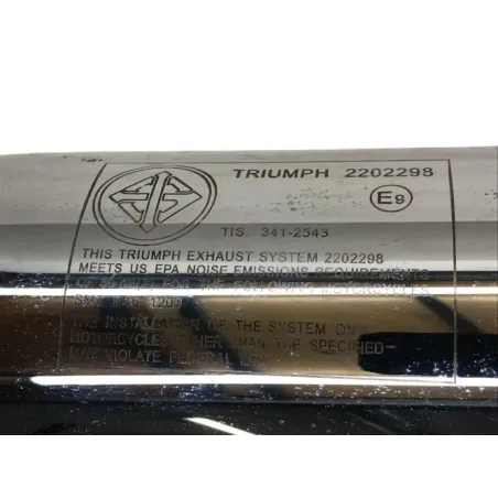 Silencieux gauche (echappement) TRIUMPH BONNEVILLE 1200 2018-2020 SPEEDMASTER