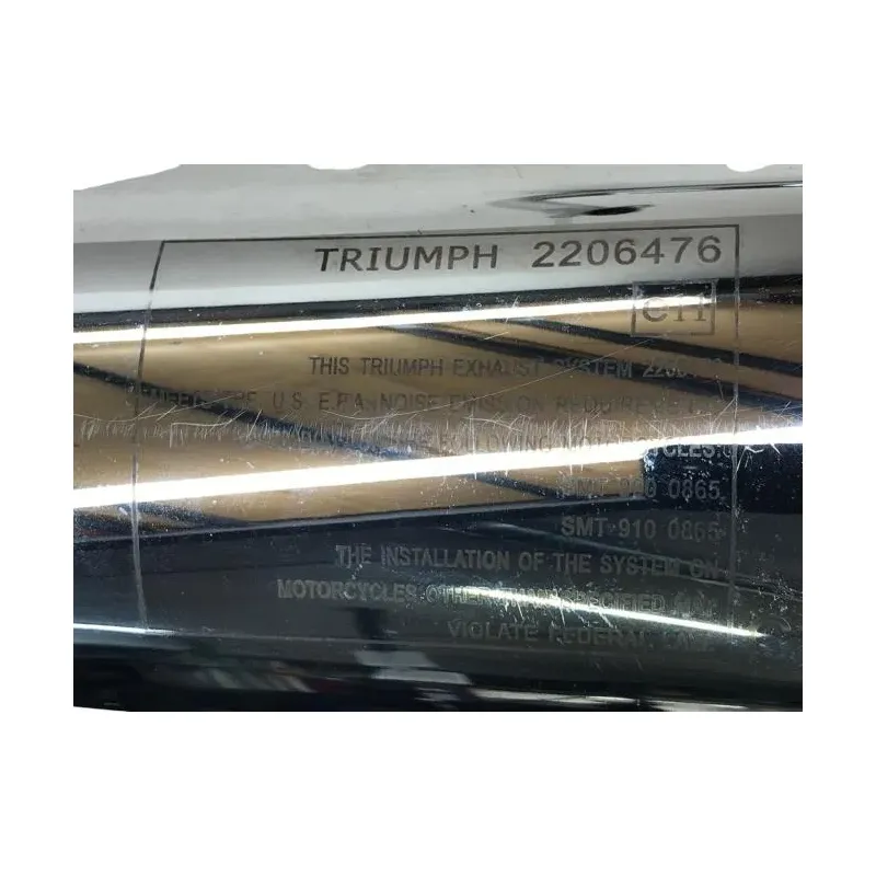 Silencieux gauche (echappement) TRIUMPH BONNEVILLE 865 2015 T100 SPIRIT