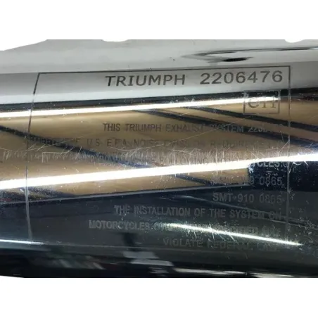 Silencieux gauche (echappement) TRIUMPH BONNEVILLE 865 2015 T100 SPIRIT