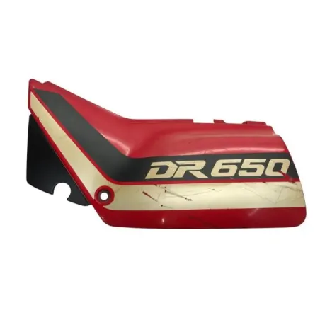Cache carenage sous selle gauche SUZUKI DR 650 R 1990-1991