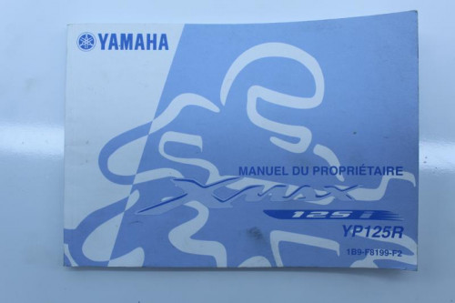 Manuel d'utilisation YAMAHA XMAX 125 2010 - 2013
