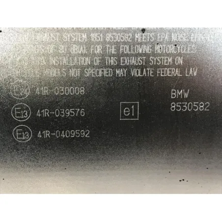 Silencieux (echappement) BMW R 1200 GS 2013-2018 LC K50