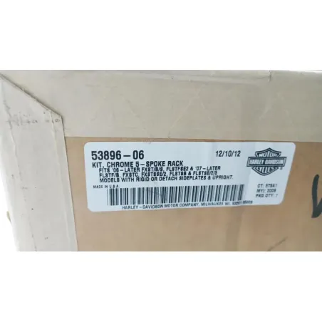 Porte paquets arriere HARLEY DAVIDSON FLSTF 1450 SOFTAIL FAT BOY 2000 - 2006