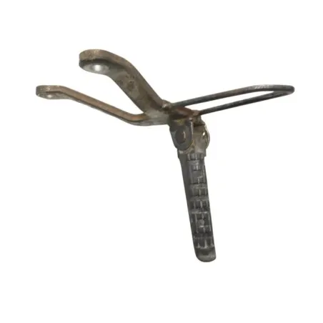 Platine et repose pieds arriere gauche YAMAHA YSR 50 1987-1992