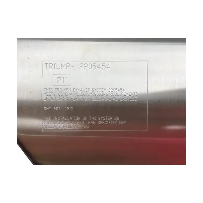 Silencieux (echappement) TRIUMPH TIGER 1200 2012-2018 EXPLORER