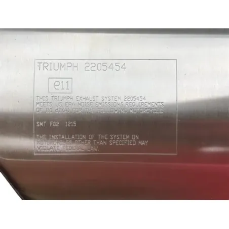 Silencieux (echappement) TRIUMPH TIGER 1200 2012-2018 EXPLORER