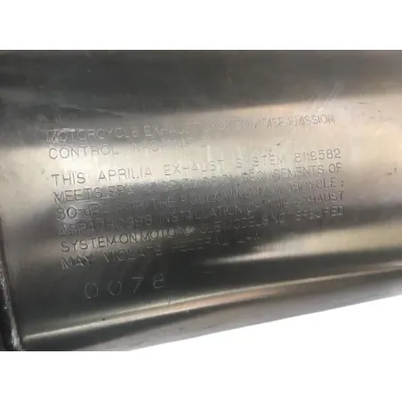 Silencieux (echappement) APRILIA RSV 1000 1998-2000