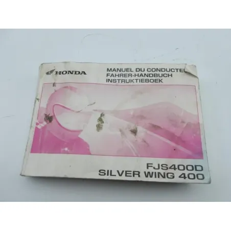 Manuel d'utilisation HONDA FJS 400 SILVER WING 2006 - 2008