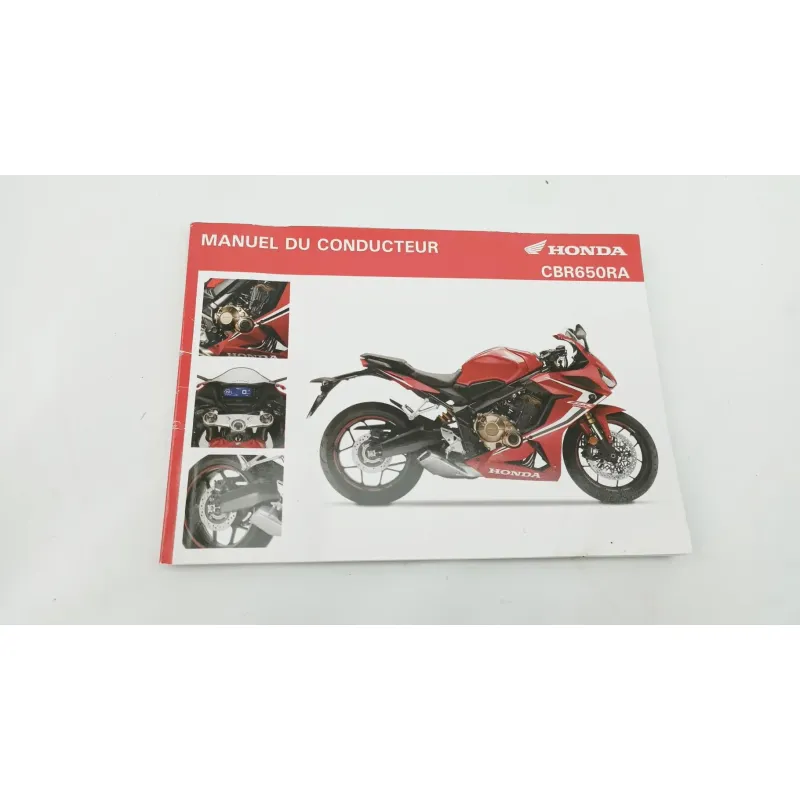 Manuel d'utilisation HONDA CBR 650 R ABS 2019 - 2020