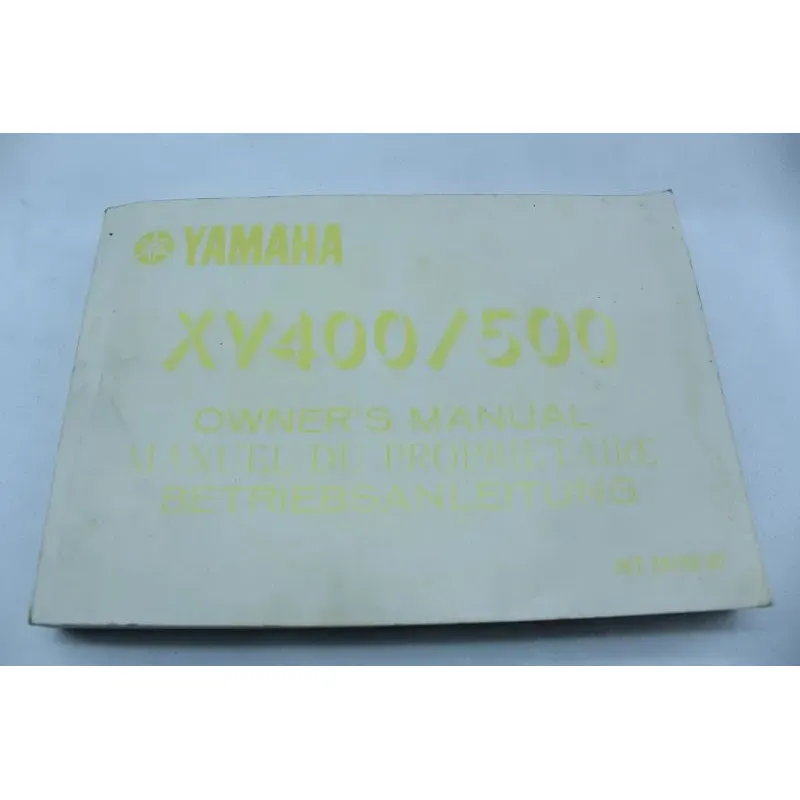Manuel d'utilisation YAMAHA XV 400 1976 - 1982