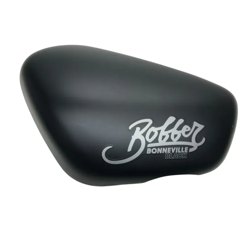 Cache carenage sous selle gauche TRIUMPH BONNEVILLE 1200 2018-2020 BOBBER BLACK