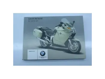 Manuel d'utilisation BMW K 1200 GT ABS 2003 - 2005